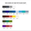 tank top color chart - Subtronics Merch